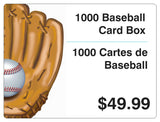 Baseball Cards 1000 Card Box NBL