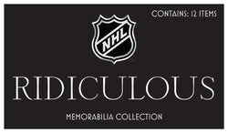 NHL - RIDICULOUS Memorabilia Collection - 12 items per box - Hockey + COA